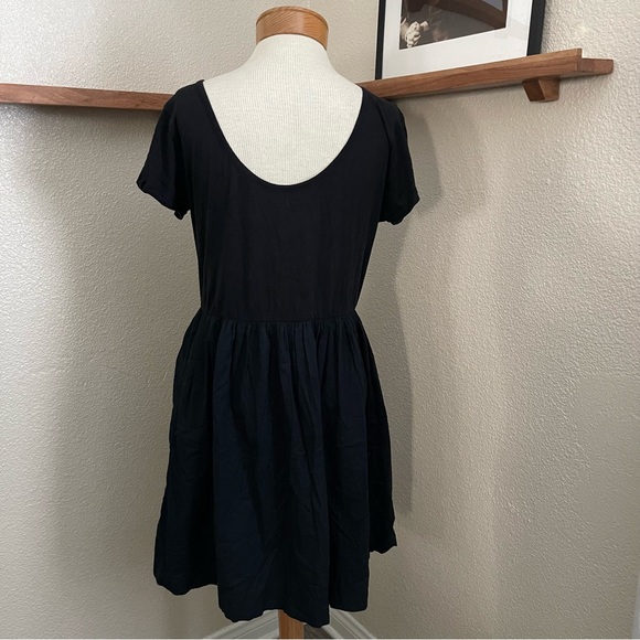 ✨FC Jeans Black Short Sleeved Motorbike Dress - Picture 5 of 7